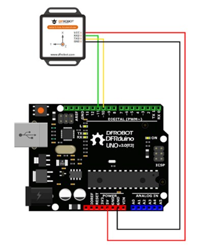 DFRobot SEN0386 6-Axis Accelerometer For Arduino